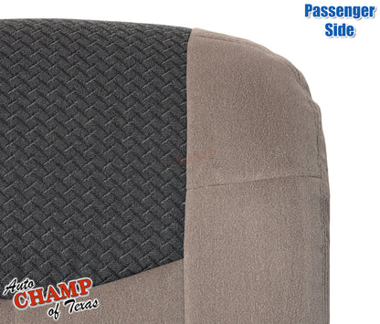 2015 2019 chevy avalanche passenger seat bottom cloth dune tan black insert