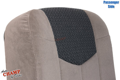 2015 2019 chevy avalanche passenger seat back cloth dune tan black insert