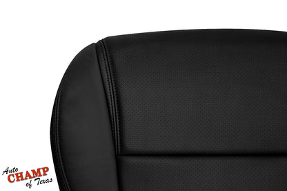 perforated black leather bottom cushion passenger seat 2004 pilot