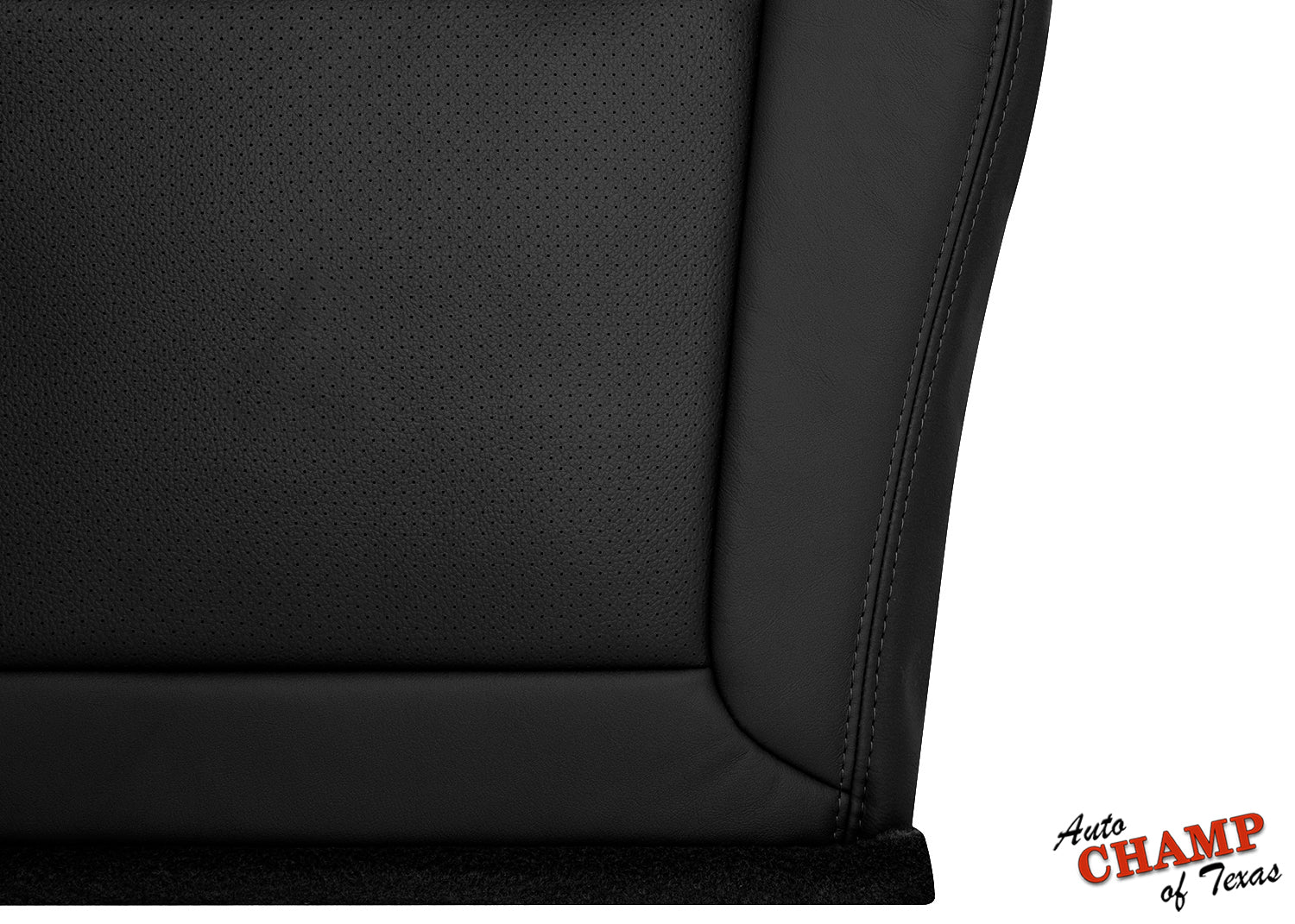 perforated seat base passenger black cushion honda pilot 2003