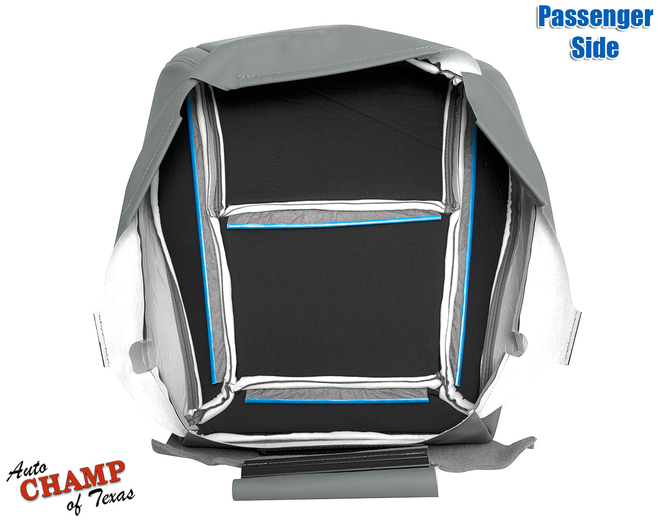 2003 honda pilot gray bottom seat cover perforated