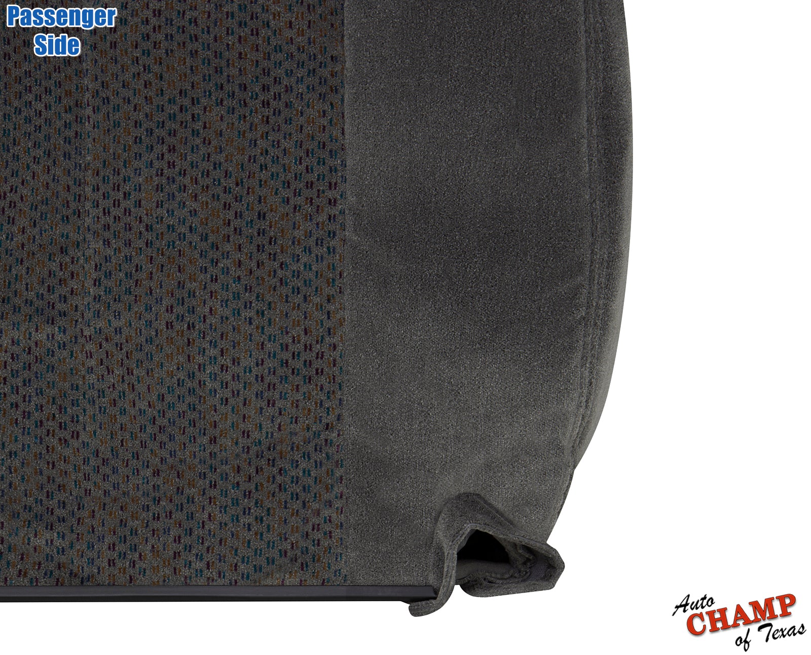2003 2007 chevy silverado passenger seat cover replacement cloth dark gray oem