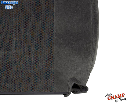 2003 2007 chevy silverado passenger seat cover replacement cloth dark gray oem