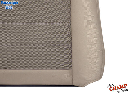 ford f 250 xlt lean back tan cloth seat cover passenger