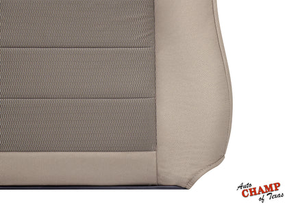 ford f 250 2003 2007 xlt tan cloth driver seat back cover