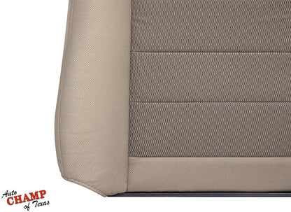 driver seat back cover ford f 250 2003 2007 tan cloth crew cab