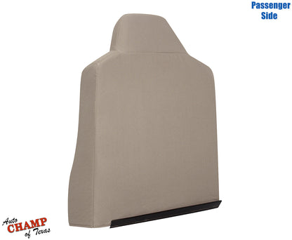 ford f 250 tan cloth seat back cover 2003 2007 passenger side