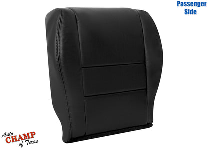 2003-2007 Honda Accord passenger seat cover black leather upper section