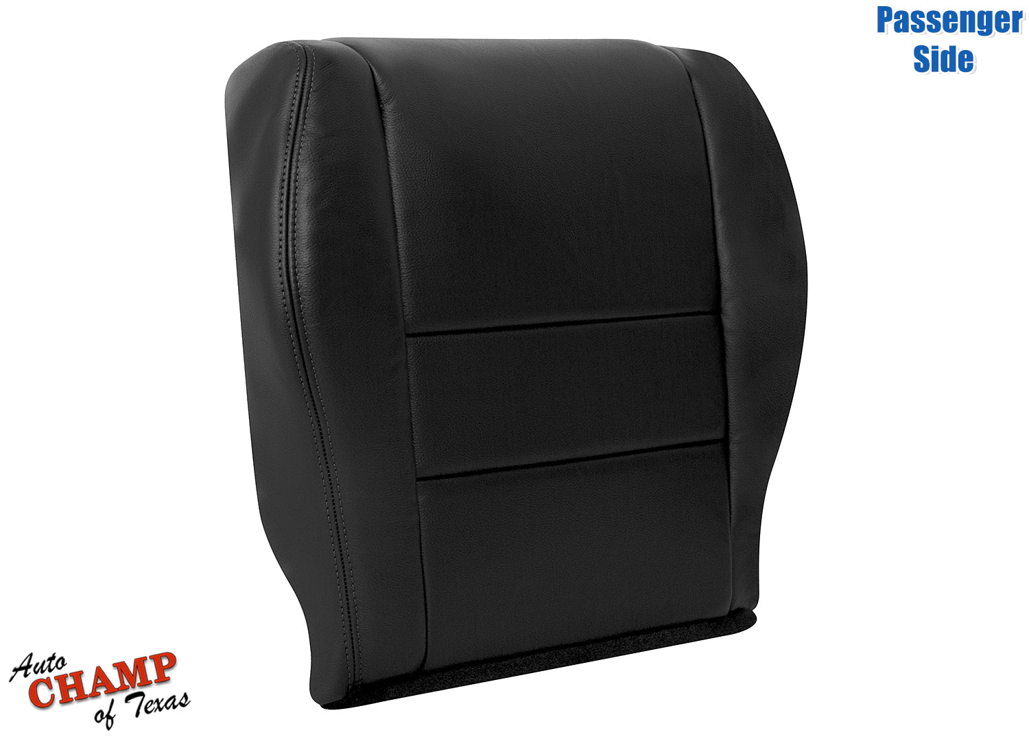 honda coupe black leather passenger seat