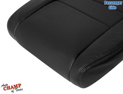 2003-2007 Honda Accord passenger seat cover black leather bottom view