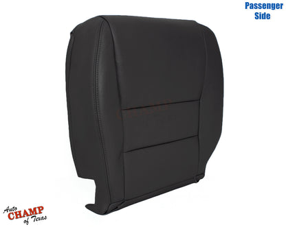 driver or passenger black bottom seat cover