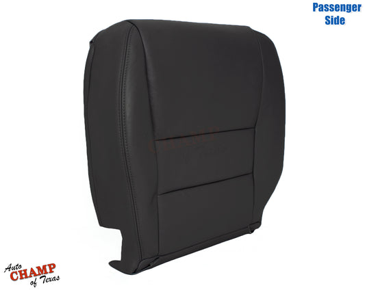 driver or passenger black bottom seat cover