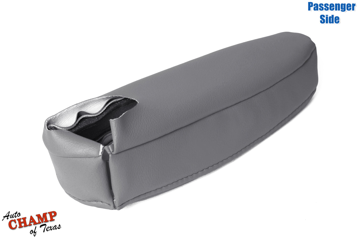 2003-2009 Lexus GX470 Passenger Side Leather Armrest Cover Dark Gray Replacement
