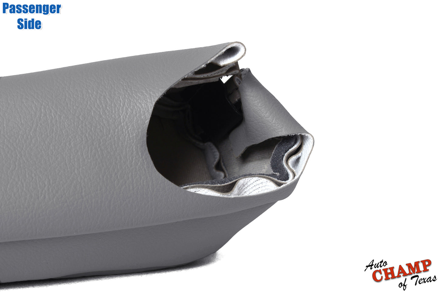 2003-2009 Lexus GX470 Passenger Side Leather Armrest Cover Dark Gray Replacement
