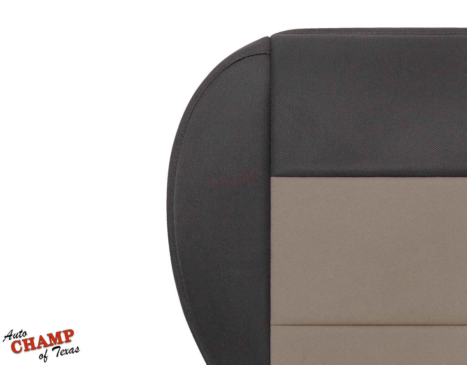 2003-2011 Ford Ranger passenger bottom seat cover black tan 60/40