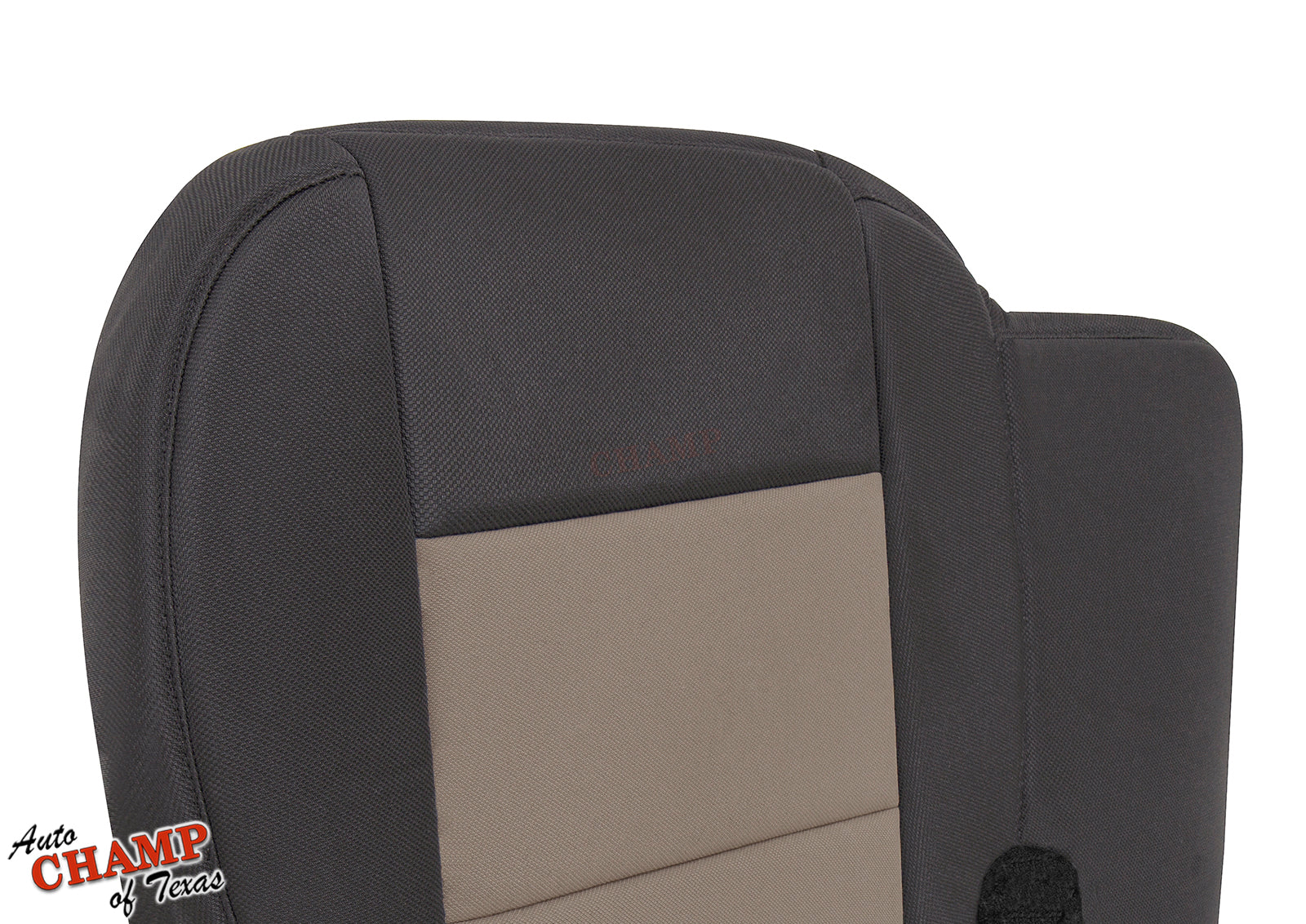 2003-2011 Ford Ranger passenger bottom seat cover black tan 60/40