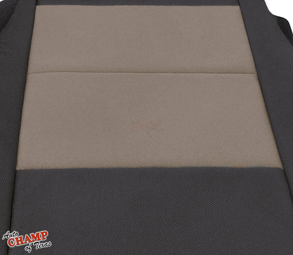 2003-2011 Ford Ranger passenger bottom seat cover black tan 60/40