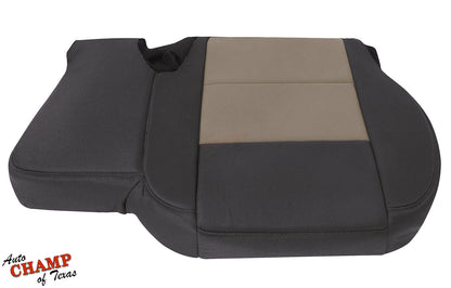 2003-2011 Ford Ranger passenger bottom seat cover black and tan 60/40.