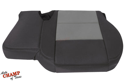 black and gray cloth seat cover for 2003-2011 Ford Ranger driver side bottom replacement
