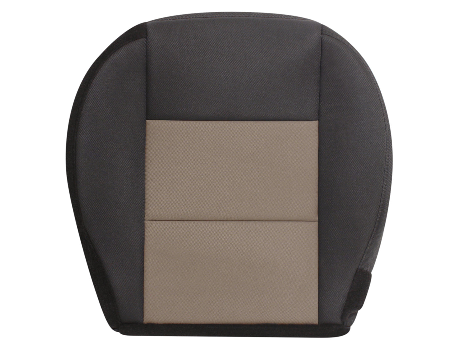 2003-2011 Ford Ranger passenger bottom seat cover black and tan.