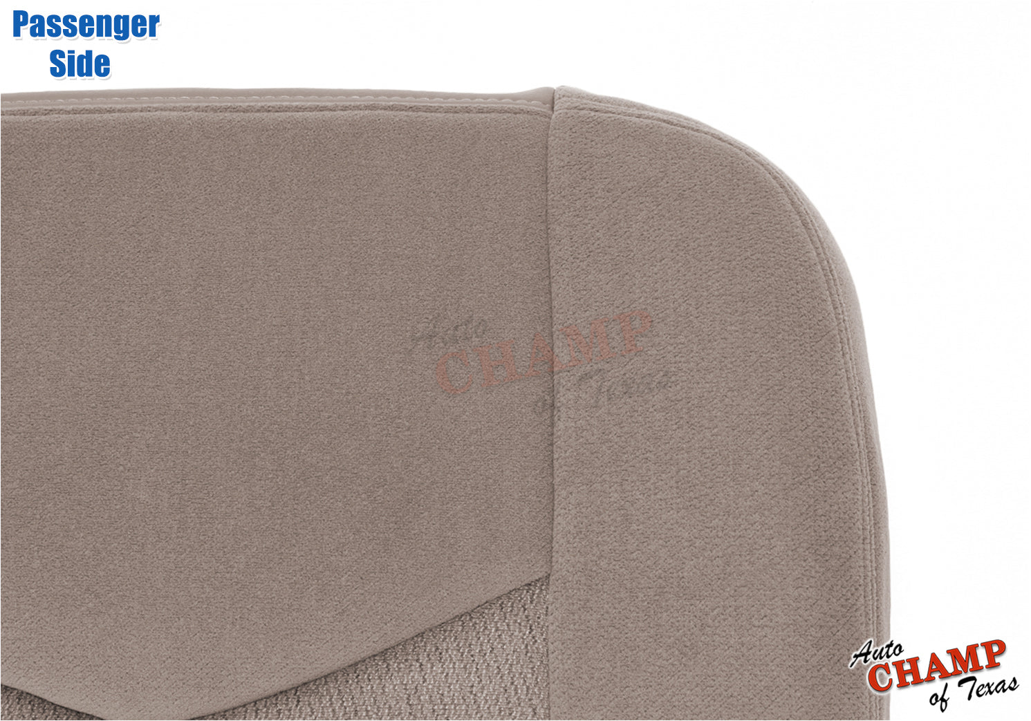 2003 2007 gmc sierra seat backrest passenger side medium tan cloth cover