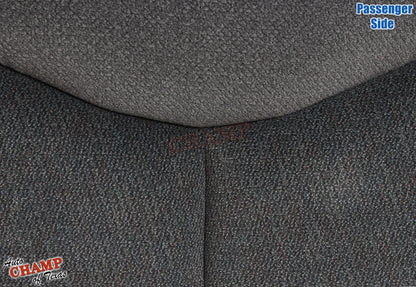 2003-2007 GMC Sierra Passenger Bottom Cloth Seat Cover Dark Pewter Gray