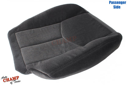 2003-2007 GMC Sierra Passenger Bottom Cloth Seat Cover Dark Pewter Gray