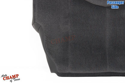 2003-2007 GMC Sierra Passenger Bottom Cloth Seat Cover Dark Pewter Gray