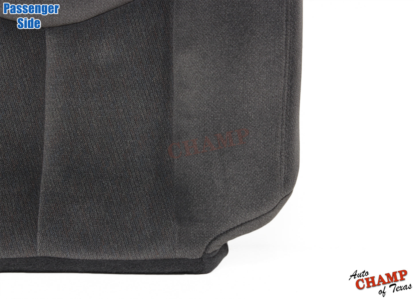 2003-2007 GMC Sierra Passenger Bottom Cloth Seat Cover Dark Pewter Gray