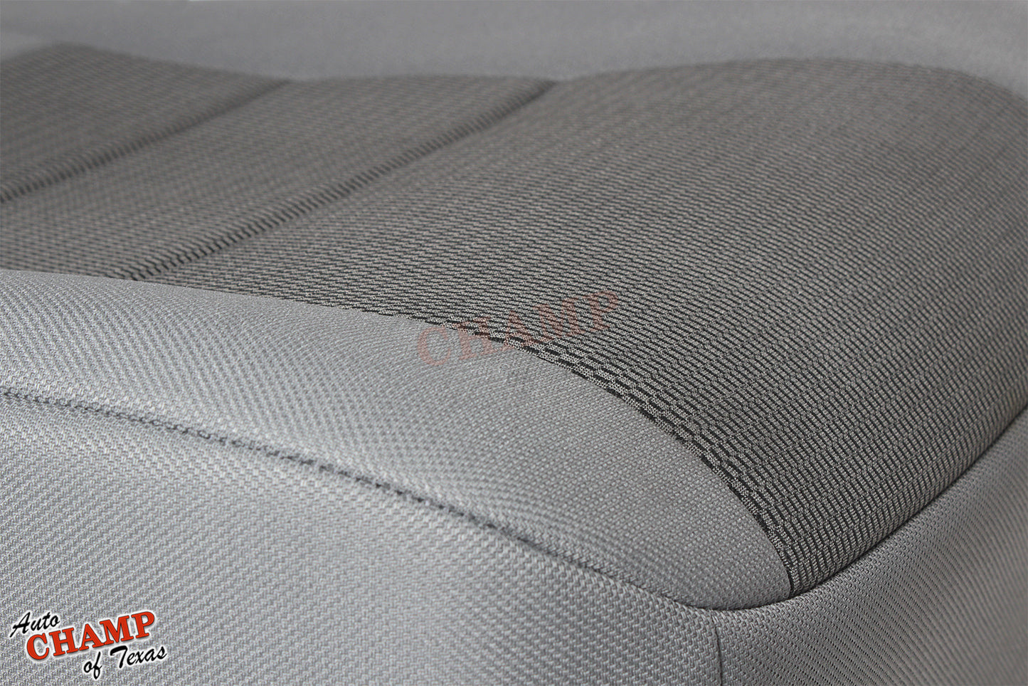 2003-2007 Ford F-250 XLT Crew Cab Single Cab Driver Side Bottom Cloth Seat Cover Gray
