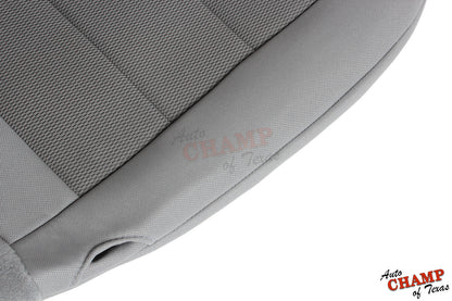 2003-2007 Ford F-250 XLT Crew Cab Single Cab Driver Side Bottom Cloth Seat Cover Gray