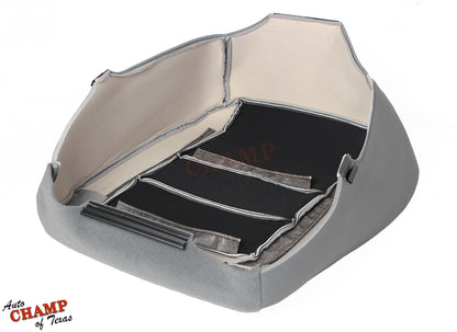 2003-2007 Ford F-250 XLT Crew Cab Single Cab Driver Side Bottom Cloth Seat Cover Gray