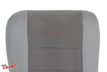 2003-2007 Ford F-250 XLT Crew Cab Single Cab Driver Side Bottom Cloth Seat Cover Gray