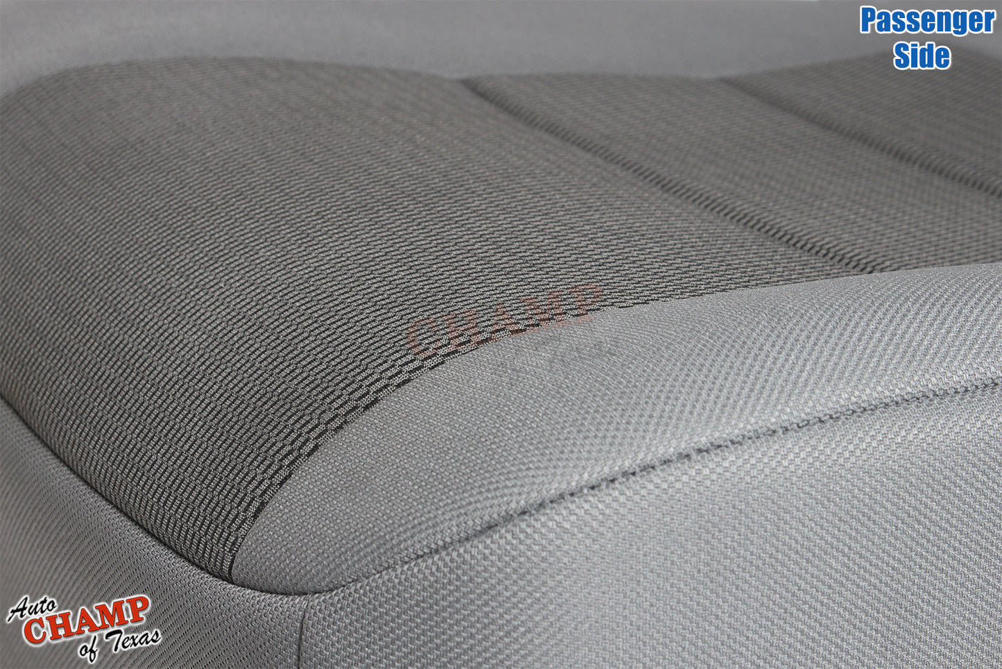 2003-2007 Ford F-250 XLT Crew Cab Single Cab Passenger Side Bottom Cloth Seat Cover Gray