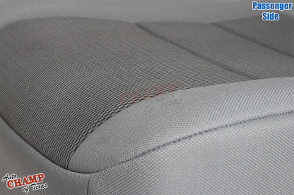 2003-2007 Ford F-250 XLT Crew Cab Single Cab Passenger Side Bottom Cloth Seat Cover Gray