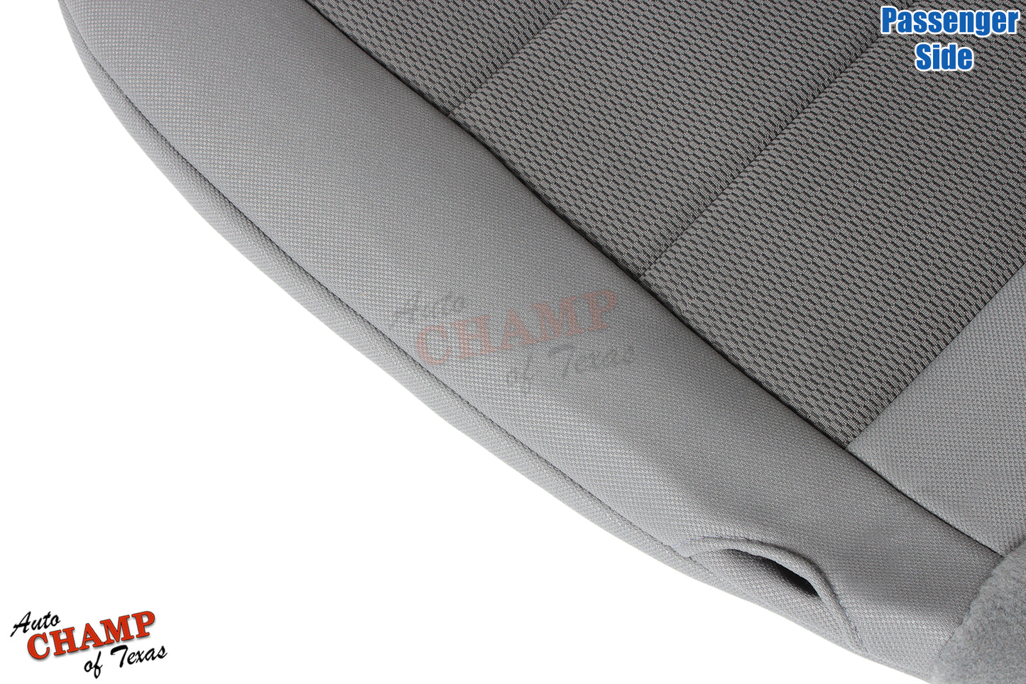 2003-2007 Ford F-250 XLT Crew Cab Single Cab Passenger Side Bottom Cloth Seat Cover Gray