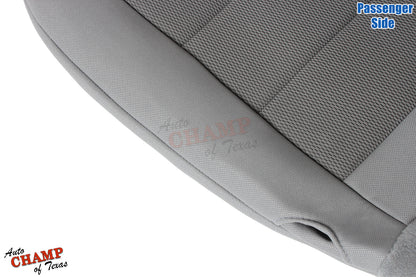 2003-2007 Ford F-250 XLT Crew Cab Single Cab Passenger Side Bottom Cloth Seat Cover Gray