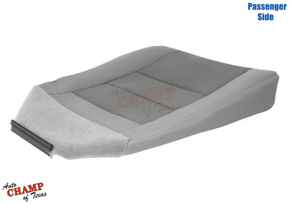 2003-2007 Ford F-250 XLT Crew Cab Single Cab Passenger Side Bottom Cloth Seat Cover Gray