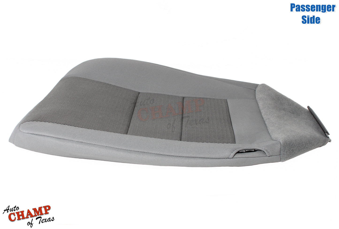 2003-2007 Ford F-250 XLT Crew Cab Single Cab Passenger Side Bottom Cloth Seat Cover Gray