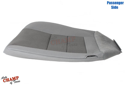 2003-2007 Ford F-250 XLT Crew Cab Single Cab Passenger Side Bottom Cloth Seat Cover Gray