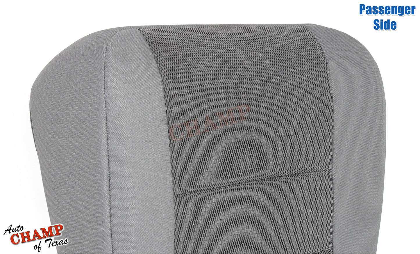 2003-2007 Ford F-250 XLT Crew Cab Single Cab Passenger Side Bottom Cloth Seat Cover Gray