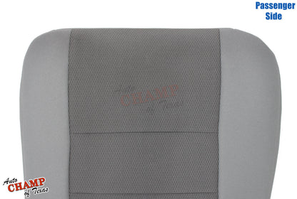 2003-2007 Ford F-250 XLT Crew Cab Single Cab Passenger Side Bottom Cloth Seat Cover Gray