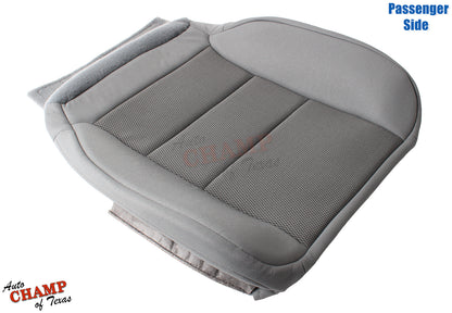 2007 f550 xlt fx4 gray cloth passenger seat cover bottom