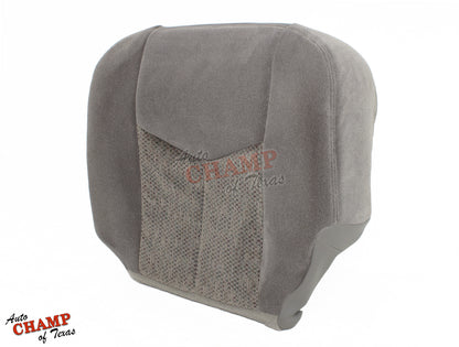 chevy silverado seat pewter passenger bottom cover 2003 2007