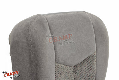 gmc sierra 2003 2007 seat cover pewter passenger bottom cloth