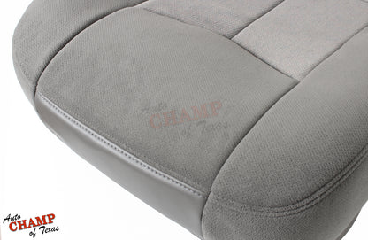 2003-2006 GMC Yukon & Yukon XL SLE SLT Driver Side Bottom Cloth Seat Cover Gray