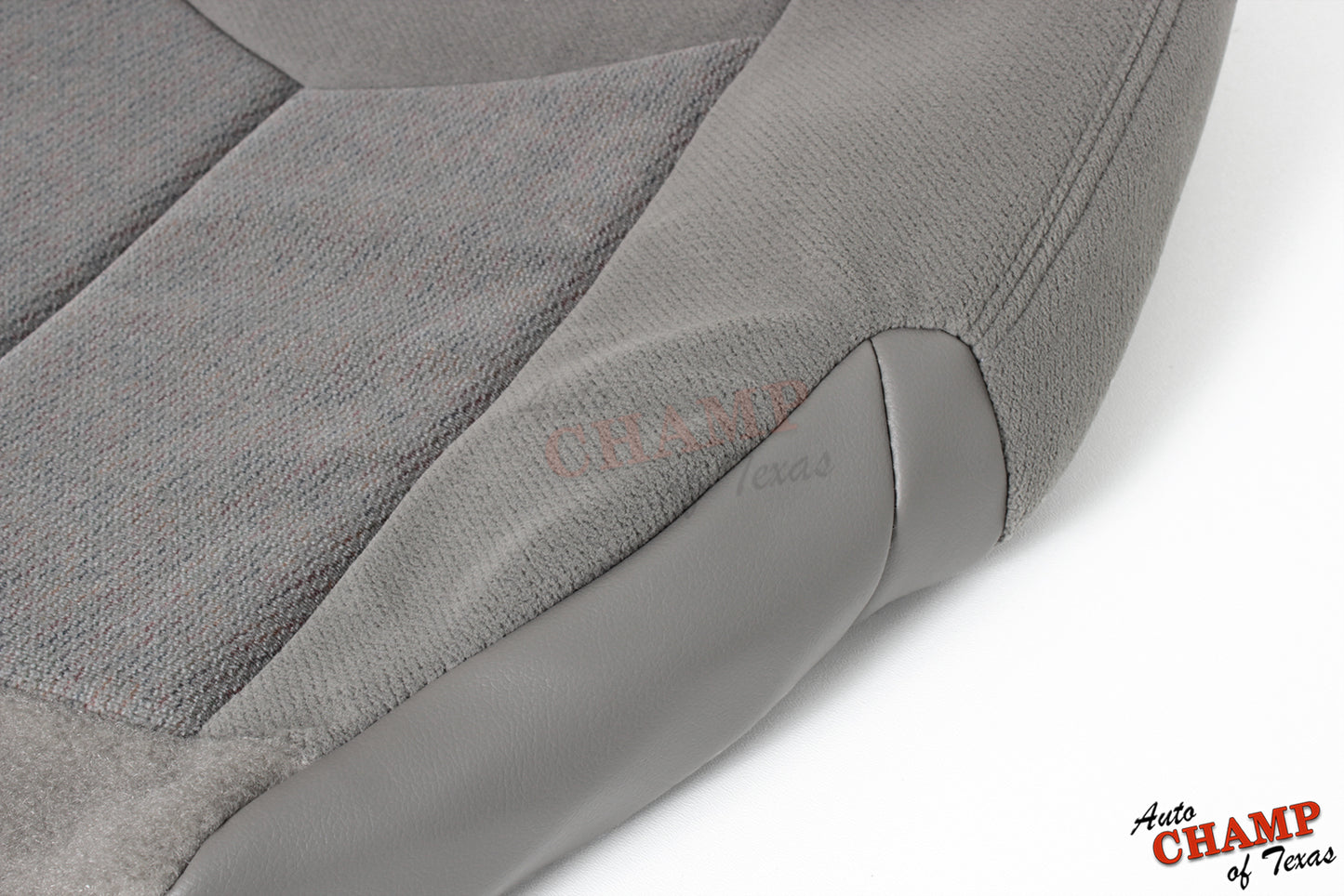 2003-2006 GMC Yukon & Yukon XL SLE SLT Driver Side Bottom Cloth Seat Cover Gray