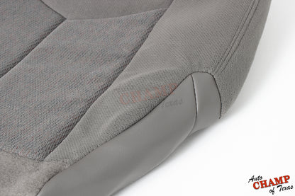 2003-2006 GMC Yukon & Yukon XL SLE SLT Driver Side Bottom Cloth Seat Cover Gray