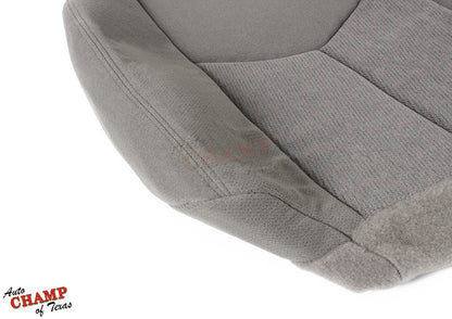 2003-2006 GMC Yukon & Yukon XL SLE SLT Driver Side Bottom Cloth Seat Cover Gray