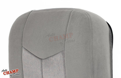 2003-2006 GMC Yukon & Yukon XL SLE SLT Driver Side Bottom Cloth Seat Cover Gray